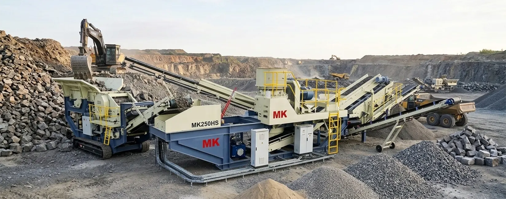 300-400 TPH Basalt Crushing Plant Project in Russia
