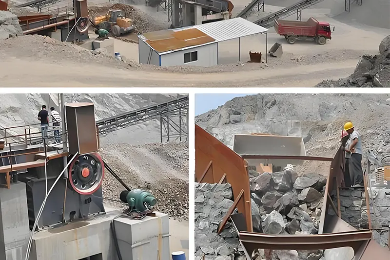 All-steel hopper and PE Jaw Crusher