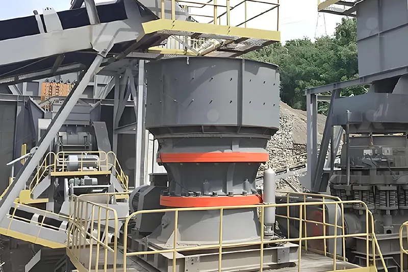HST Hydraulic Cone Crusher processing granite