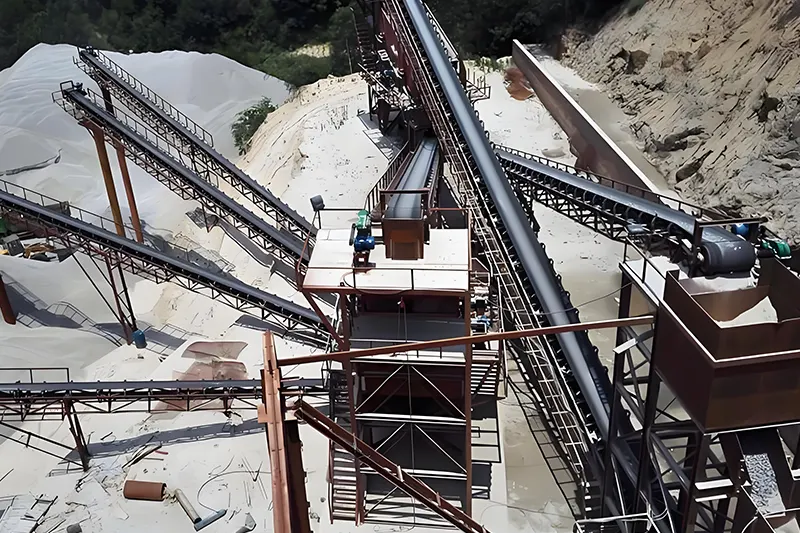 Integrated motor design of the crushing plant