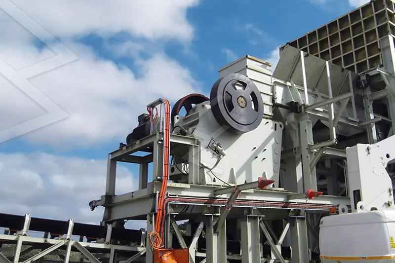 2F5X Feeder and JC Jaw Crusher operating