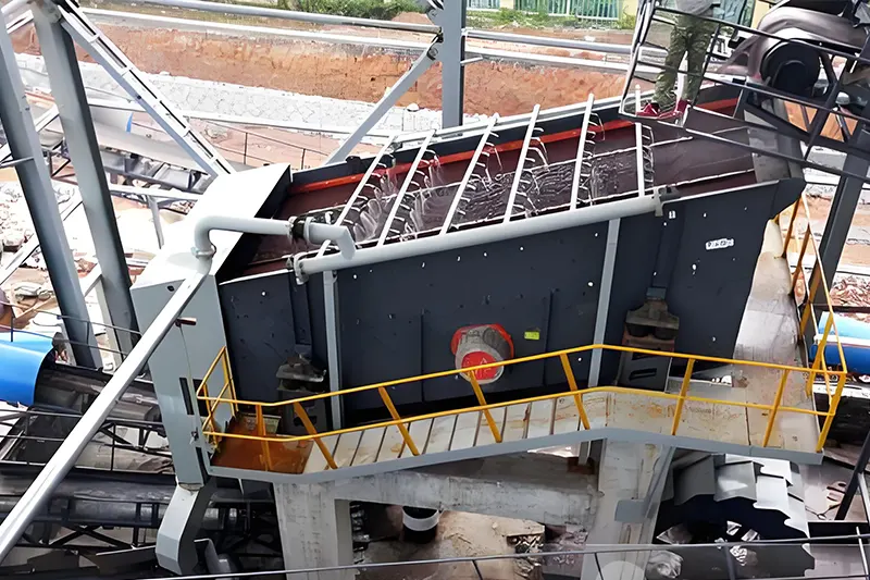 YZS Vibrating Screens outputting aggregates