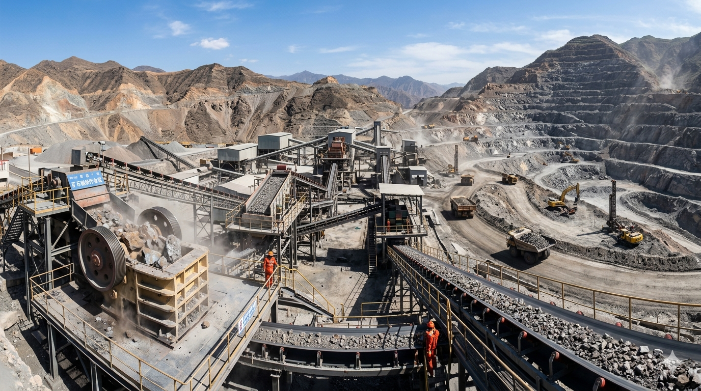 3000000 TPY Copper Ore Crushing Line in Kazakhstan