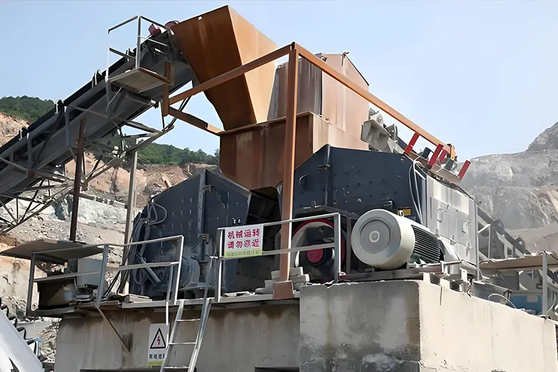 PFW1315Ⅲ Impact Crusher in operation