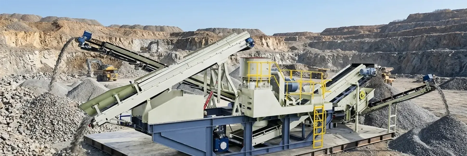 MK Semi-mobile Crusher & Screen