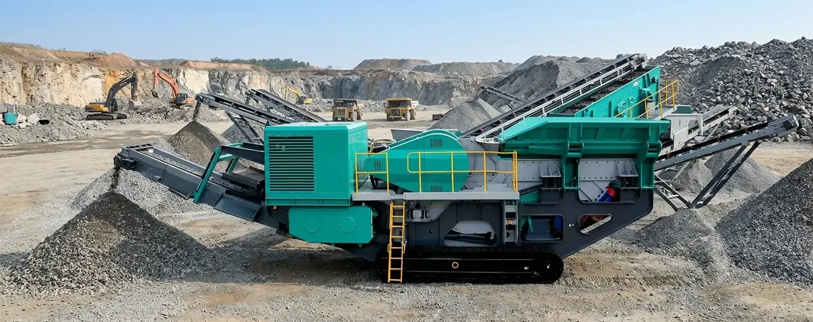 tracked mobile crusher banner