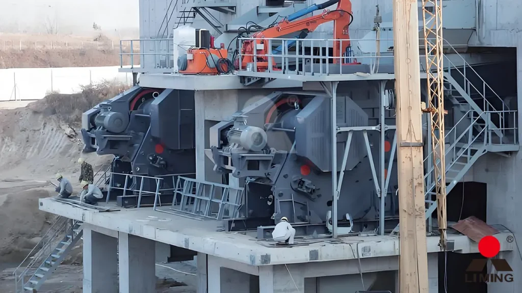 A robust Liming C6X Jaw Crusher performing primary size reduction on copper ore at a processing plant